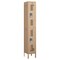 Salsbury Industries Wardrobe Locker, 12" W, 12" D, 78" H, (1) Wide, (2) Openings, Tan 72162TN-A